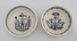 Catrina Small Bowl 4.9 in D Set of 2 pieces Black and White - C