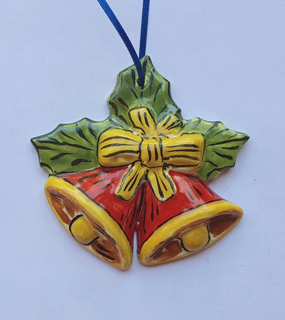Conjunto plano de campana decorativa de 3 multicolores 