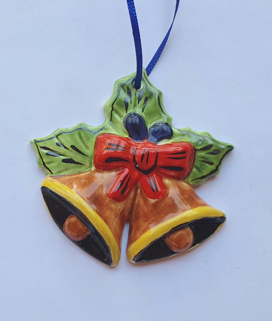 Conjunto plano de campana decorativa de 3 multicolores 