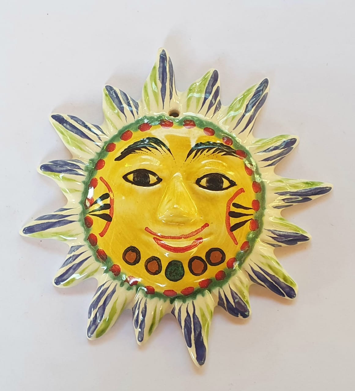 Juego de 5 adornos de sol multicolores 