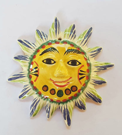 Juego de 5 adornos de sol multicolores 
