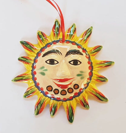 Juego de 5 adornos de sol multicolores 