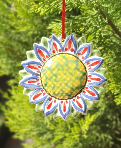 Ornament Sun Flower Flat MultiColors