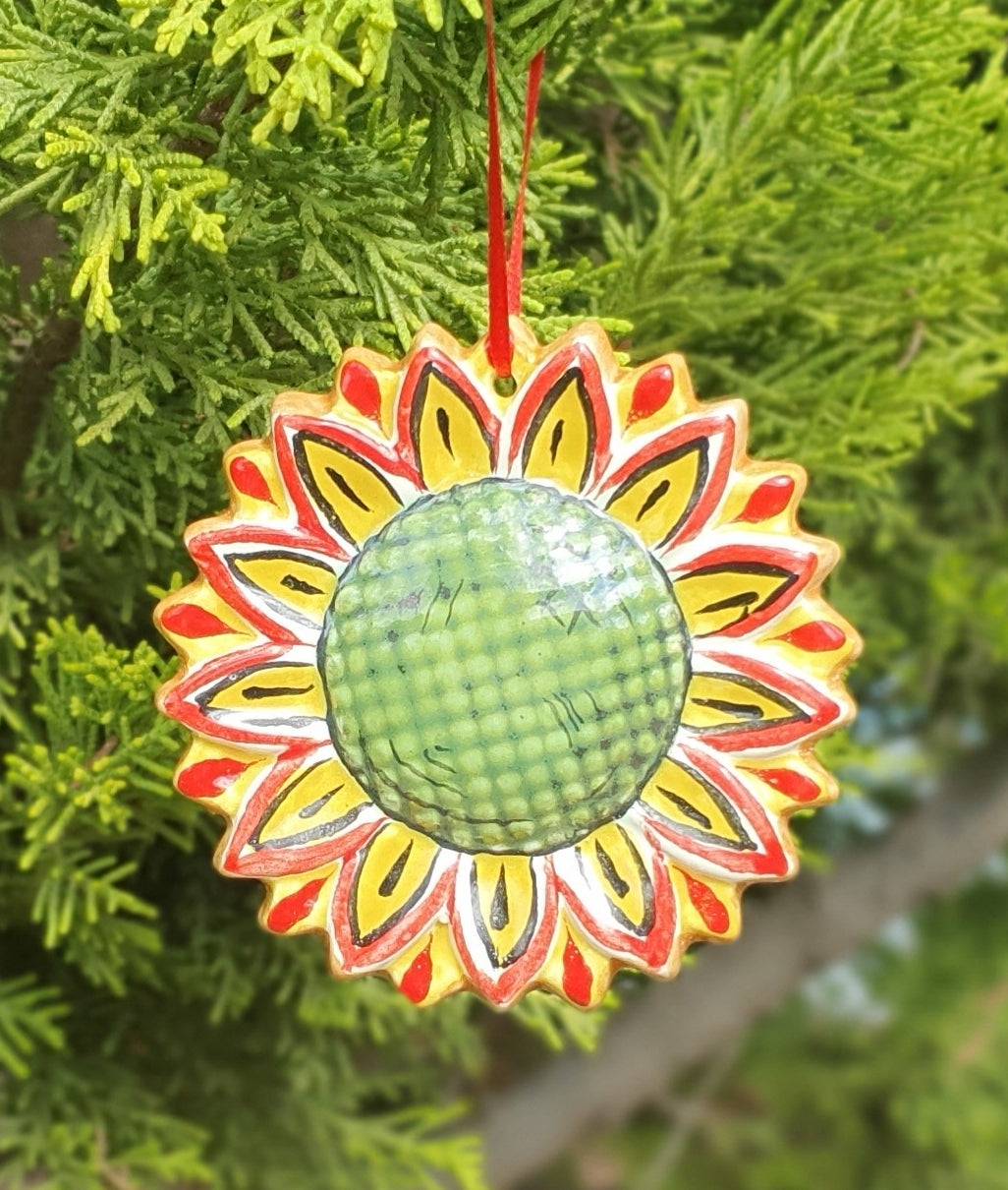 Ornament Sun Flower Flat MultiColors