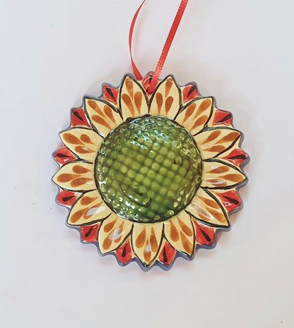 Adorno Flor del Sol Juego de 6 Multicolores 
