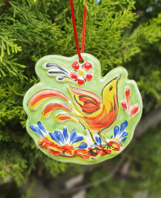 Ornament Bird Flat MultiColors