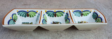 Animals Triple Rectangular Dish 14.8*4.5" MultiColors - Mexican Pottery by Gorky Gonzalez