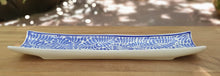 Canoa Tray 17.7*3.9" Milestones Pattern Blue Colors - Mexican Pottery by Gorky Gonzalez