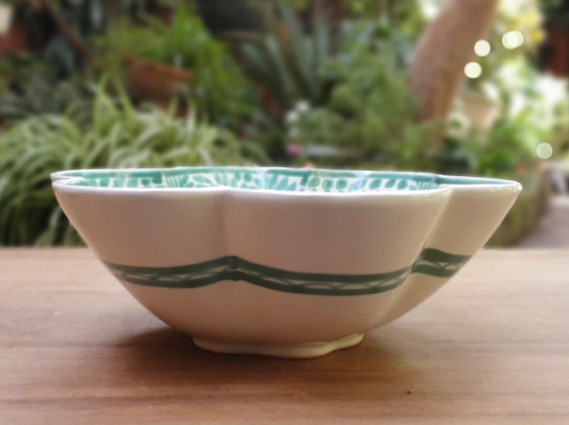 Flower Salad Bowl Milestones Colors