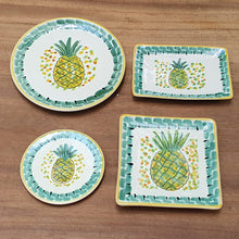 PineApple Bread Plates / Tapa Plate Set (4 pieces) MultiColors