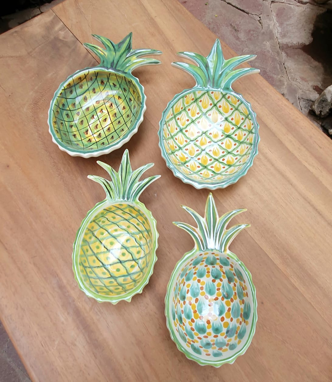 Pineapple Snack Bowls MultiColors