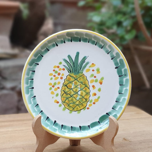 Pineapple Bread Plates / Tapa Plates Multi-colors