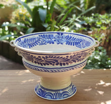 Fruit Vase footed Bowl w/handdless
