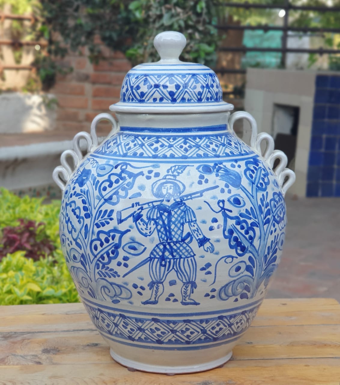 Decorative Vase Cazador Pattern 16.5