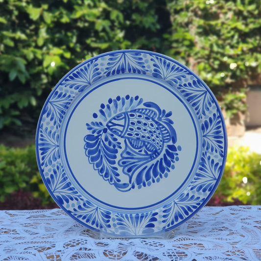 Fish Plates Blue and White