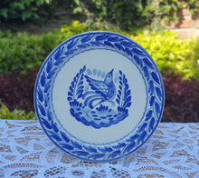 Bird Plates Blue and White