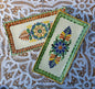 Flower Rectangular Plate / Tray SET (2 pieces) MultiColor