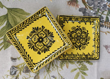 Flower Bread Square Plate / Tapa Plate 5*5" Set (2 pieces) Contemporary