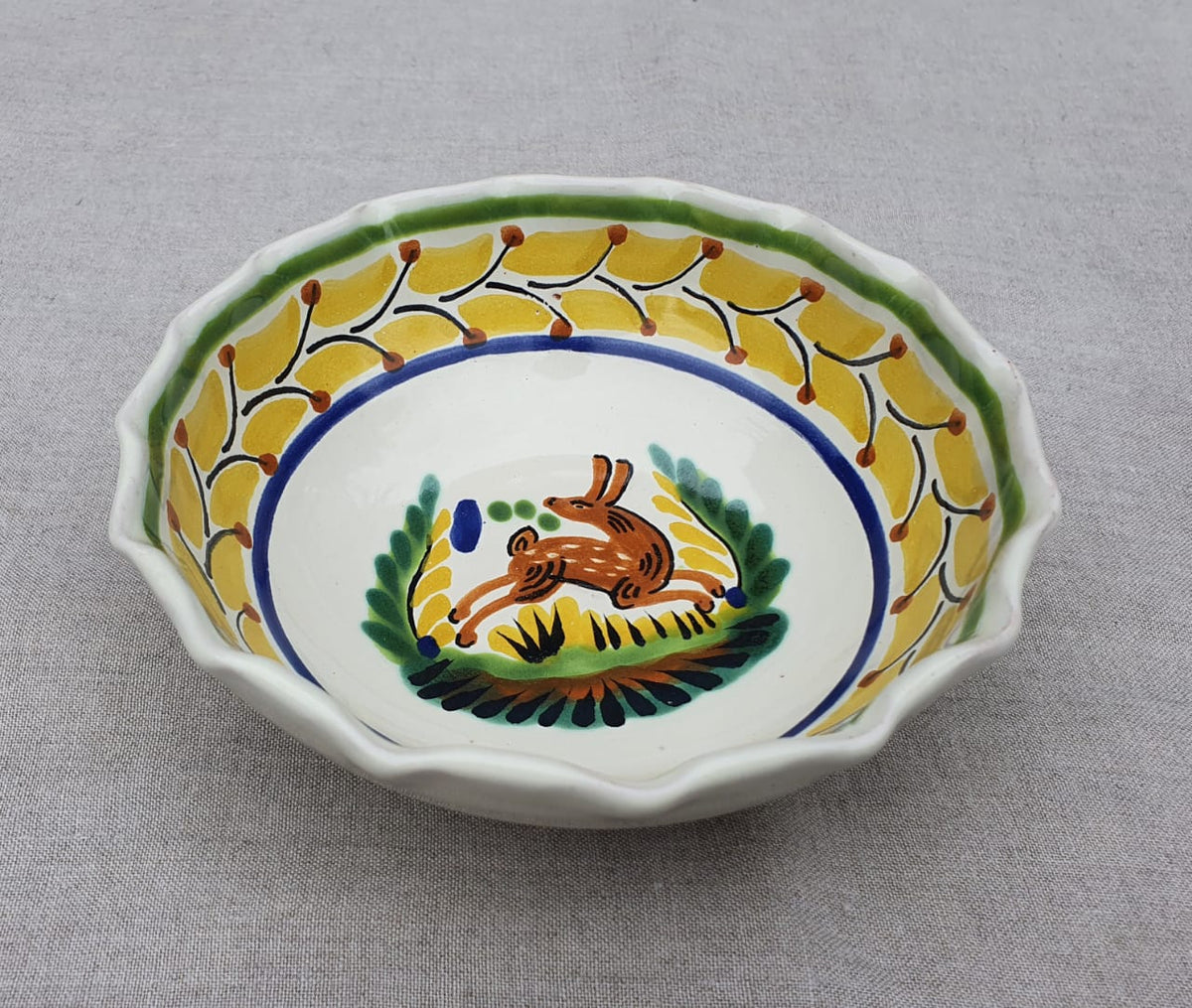 Rabbit Cereal/Soup Bowl 16.9 Oz Multicolor