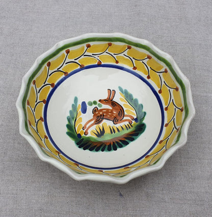 Rabbit Cereal/Soup Bowl 16.9 Oz Multicolor