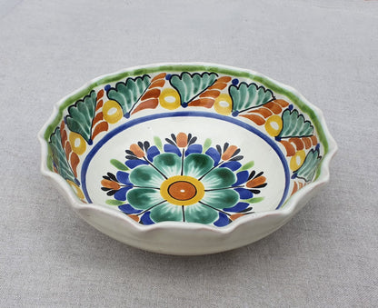 Flower Cereal/Soup Bowl 16.9 Oz Multicolor