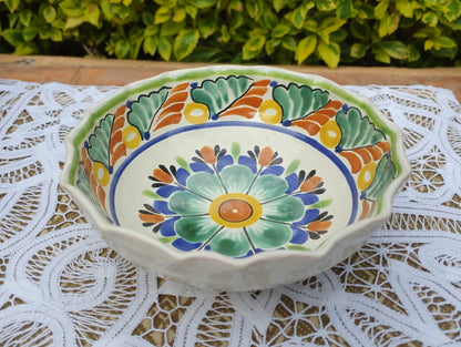 Flower Cereal/Soup Bowl 16.9 Oz Multicolor