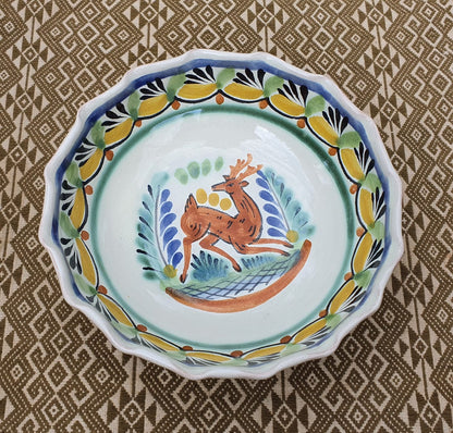 Tazón de sopa/cereal de ciervo 16.9 oz Multicolor 
