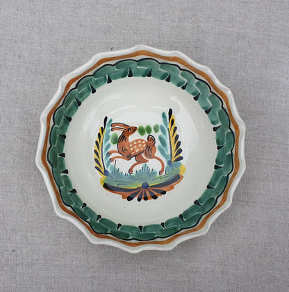 Rabbit Flouted  Cereal/Soup Bowl 16.9 Oz MultiColors