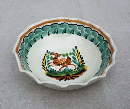 Rabbit Flouted  Cereal/Soup Bowl 16.9 Oz MultiColors