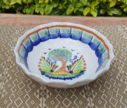 Tazón de sopa/cereal de árbol 16.9 Oz Multicolor 