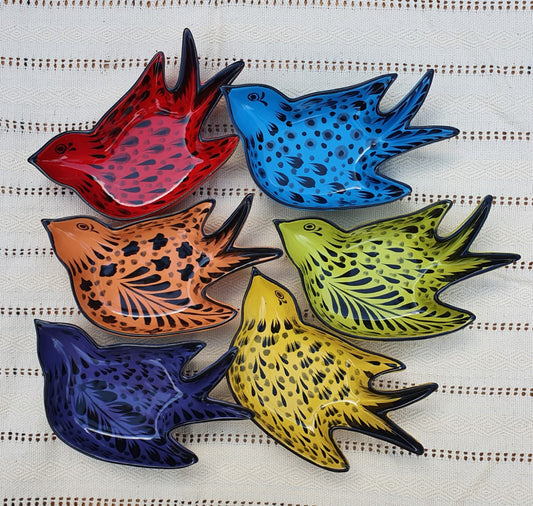 Bird Small Swallow Dish 6.1 X 4.1" SET(6 pieces) Contemporary
