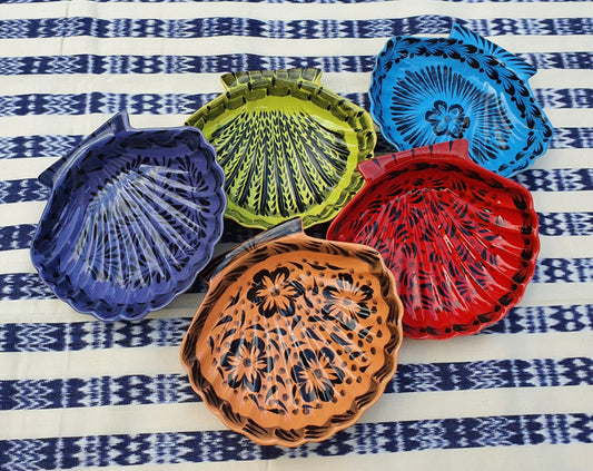 Shell Dish Plate 4.7*5" SET (5 pieces) Contemporary