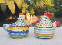 Rooster & Chicken Salt and Pepper Shaker Set MultiColors