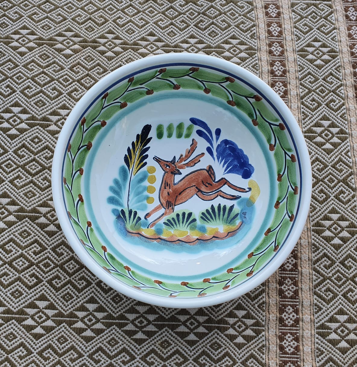 Deer Cereal/Soup Bowl 16.9 Oz MultiColors