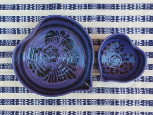 Heart Bowls Set of 2 Choose Your Favorite Contemporary Color