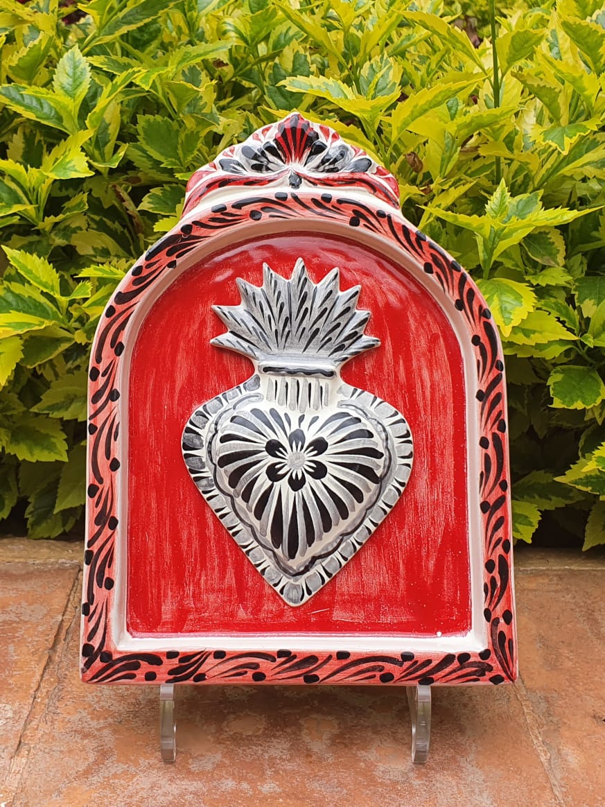Decorative Sacred Heart Altarpiece 8.9