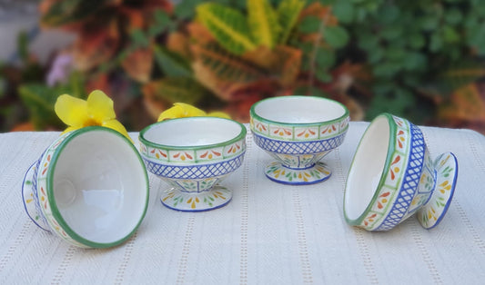 Ice cream dessert cup Set (4 pieces) MultiColors