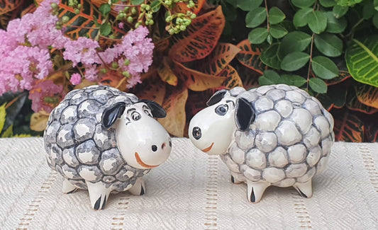 Sheep Salt and Pepper Shaker Set MultiColors