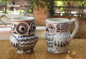 Owl Coffee Mug Perfect couple! 10.5 Oz Black and White