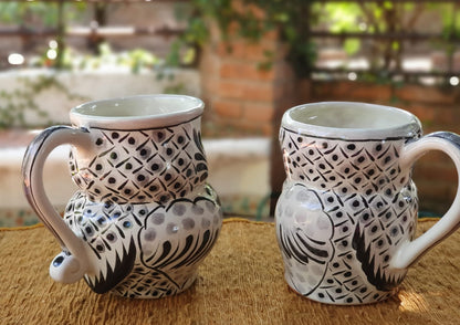 Owl Coffee Mug Perfect couple! 10.5 Oz Black and White