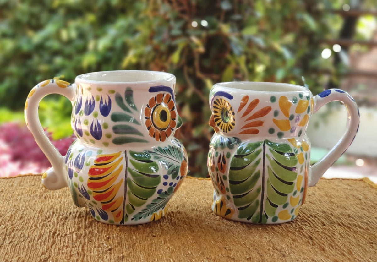 Owl Coffee Mug Perfect couple! 10.5 Oz MultiColors