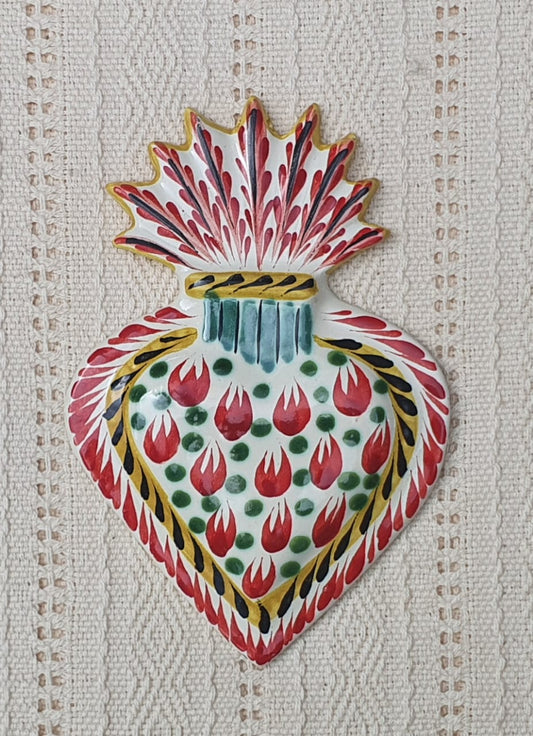 Ornament Sacred Heart Flat MultiColors