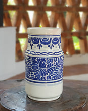Decorative Flower Vase Blue and White