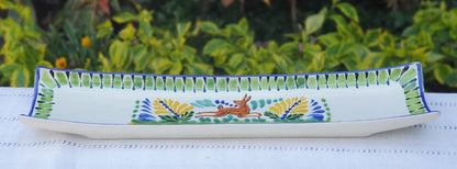 Rabbit Canoe Snack Dish 17.7 in L MultiColors
