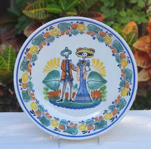 Catrina Decorative Deep Round Platters Tradtional Colors