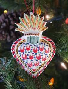 Ornament Sacred Heart Multi-colors