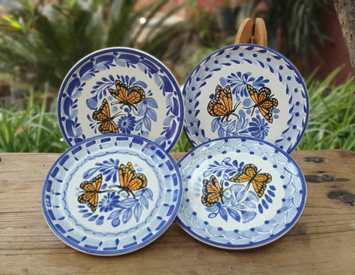 Butterfly Bread Plate / Tapa Plate 6.3