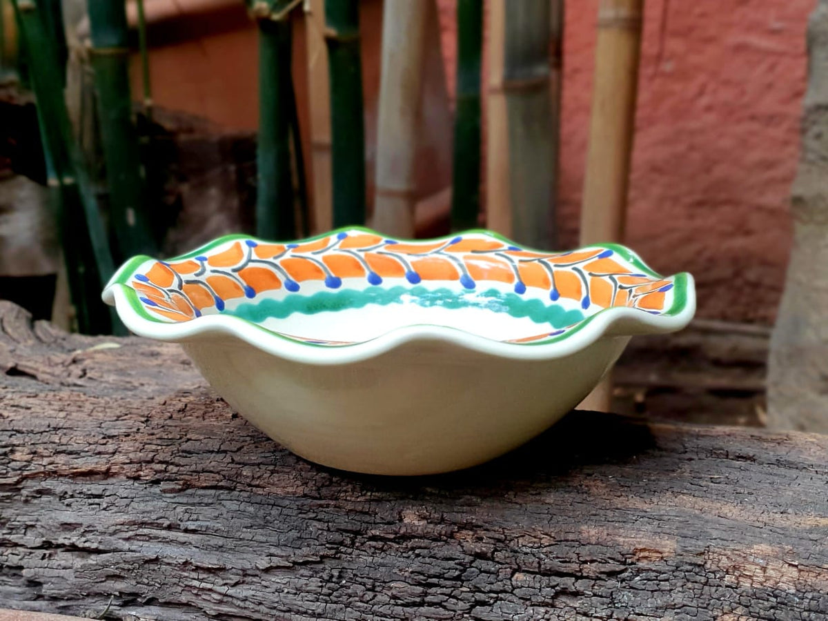 Flower Flouted Pasta Bowl MultiColors