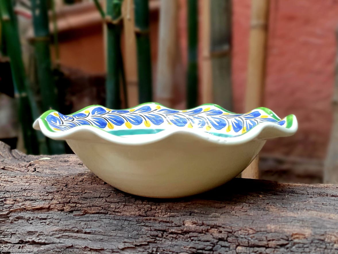 Catrina Catrin Cuenco para pasta con volantes Multicolores 