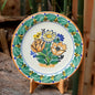 Plato Flores Arbol Multicolores 